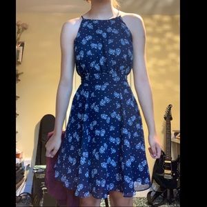 Maison Jules Navy dress with bicycles